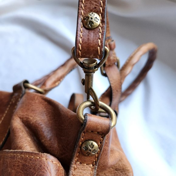 Patricia Nash Leather Brown Crossbody Bag /Handbag - Picture 13 of 16